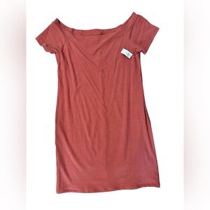 Old Navy Off-Shoulder Ribbed Mini Dress - XXL